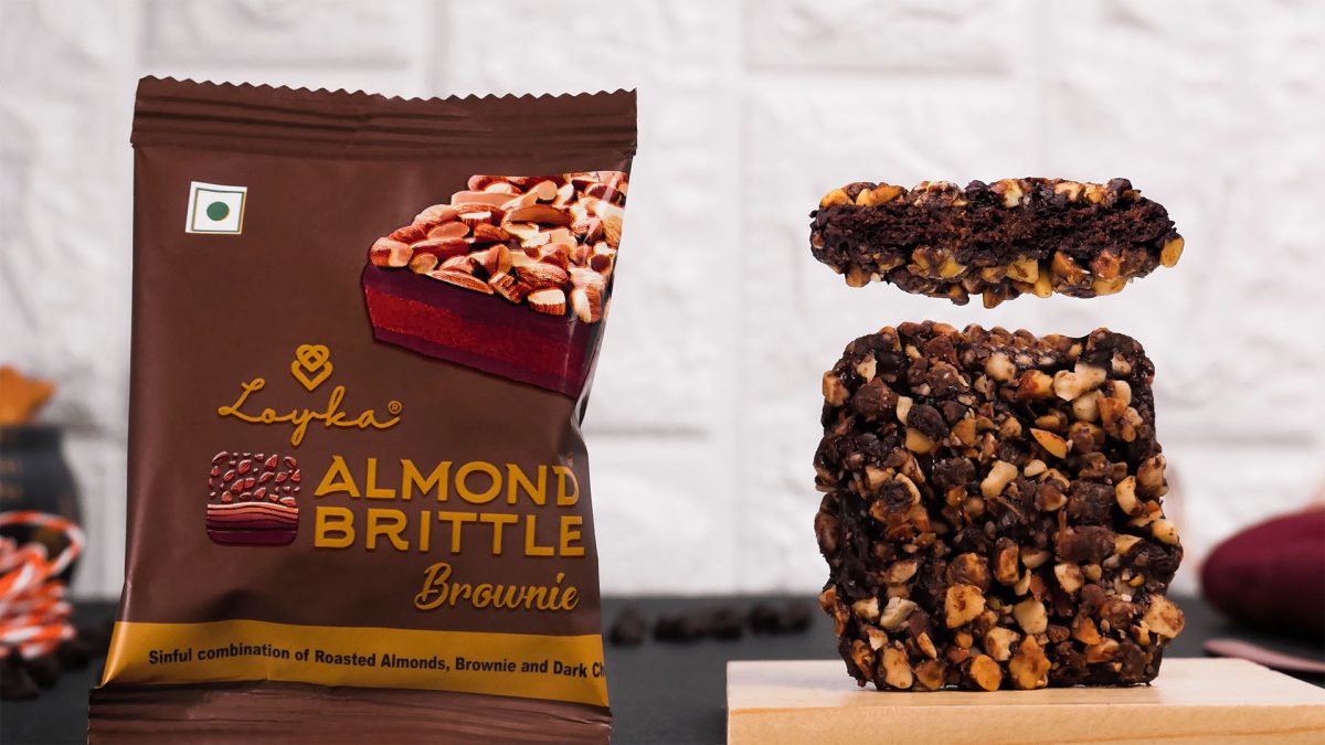 Loyka Almond Brittle Brownie